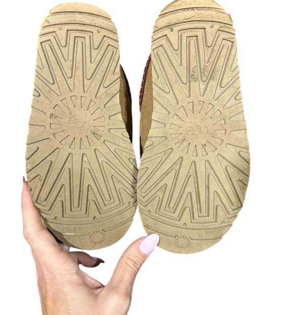 Kids Ugg tazz slippers in chestnut size 1 - Picture 6 of 6